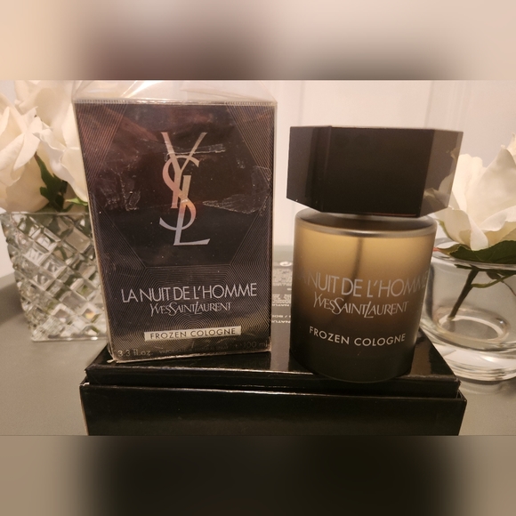 La Nuit De L'Homme Frozen Eau De Cologne by YSL / Yves Saint Laurent 100ml/3.3oz - Picture 14 of 16